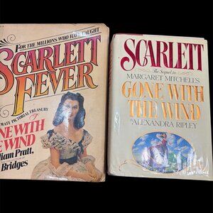 SCARLETT FEVER AND SCARLETT HARDCOVER BOOK